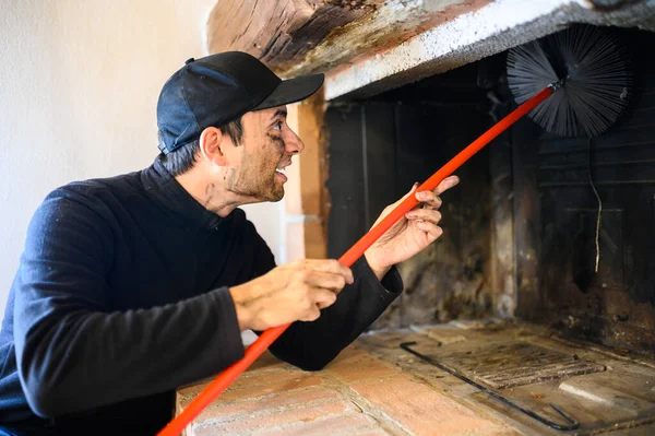 Chimney cleaning process
